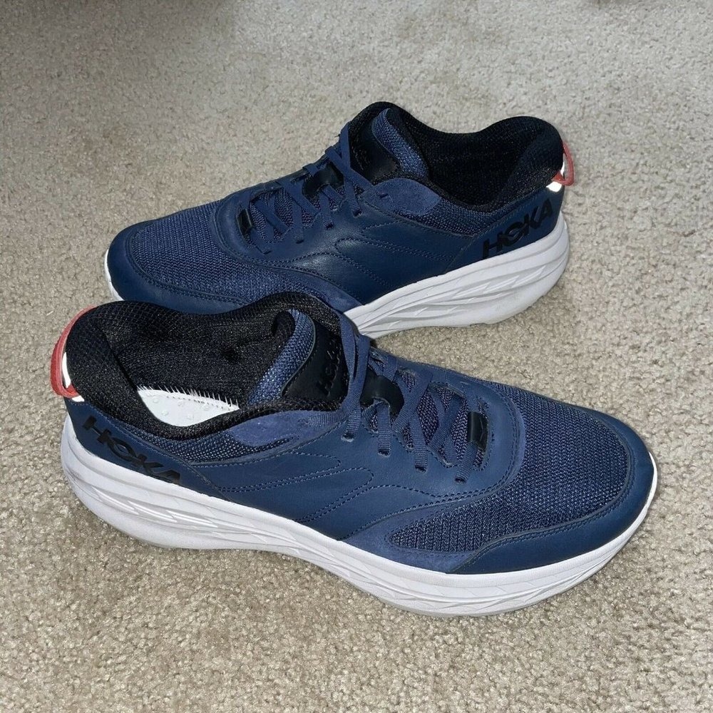 Hoka One One M Bondi L Moonlit Ocean Nimbus Cloud Running Shoes Men’s Size 14
